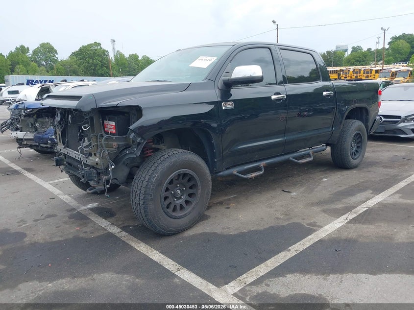 2016 Toyota Tundra VIN 5TFAW5F10GX548596 IAAI salvage auction — FRONT END, Salvage (North Carolina), sold $12,600 on 2026-07-16 (photo 2)