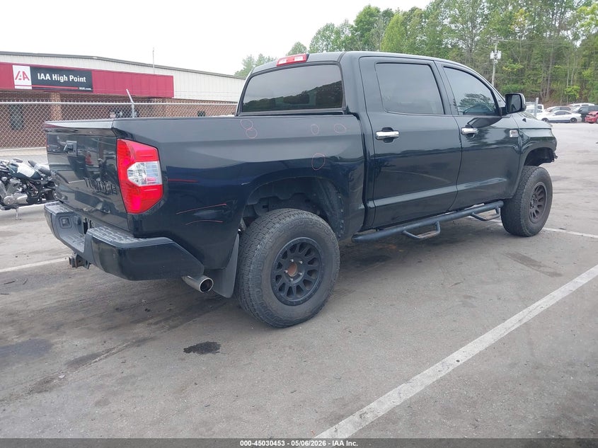 2016 Toyota Tundra VIN 5TFAW5F10GX548596 IAAI salvage auction — FRONT END, Salvage (North Carolina), sold $12,600 on 2026-07-16 (photo 4)
