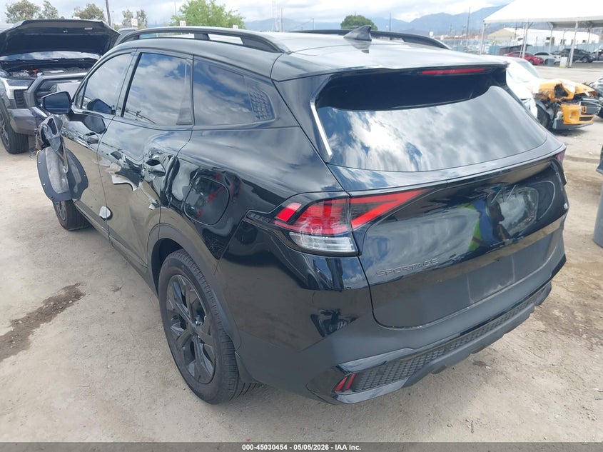 2025 Kia Sportage VIN KNDPYDDH2S7181448 IAAI salvage auction — FRONT END, Salvage (California), sold $5,500 on 2026-07-29 (photo 3)