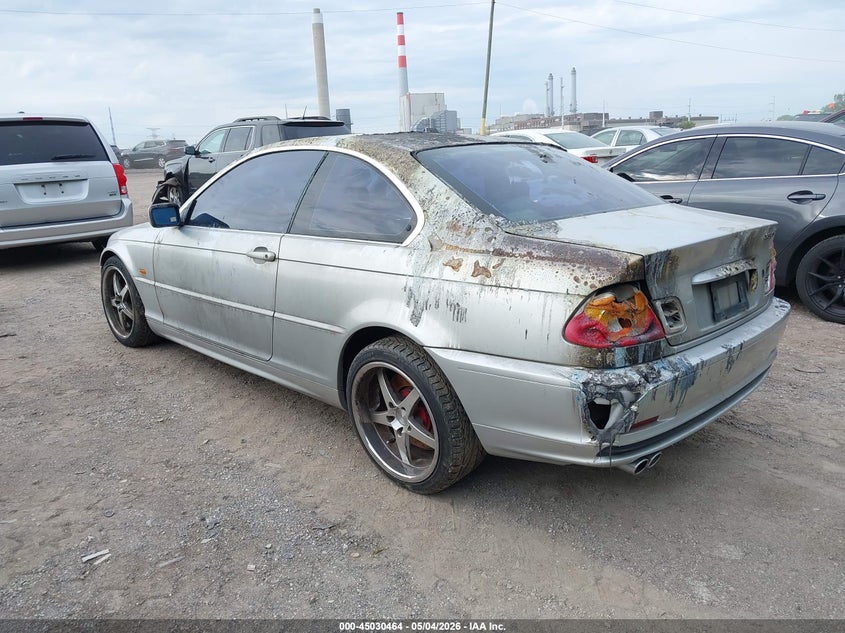 2001 BMW 3 series VIN WBABN53471JU33703 IAAI salvage auction — NORMAL WEAR, Clear (Indiana), sold $375 on 2026-07-22 (photo 3)