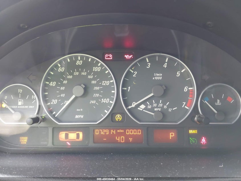 2001 BMW 3 series VIN WBABN53471JU33703 IAAI salvage auction — NORMAL WEAR, Clear (Indiana), sold $375 on 2026-07-22 (photo 7)