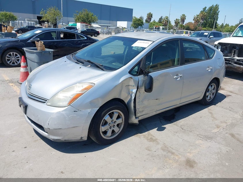 2008 Toyota Prius VIN JTDKB20UX83360033 IAAI salvage auction — LEFT FRONT, Salvage (California), sold $700 on 2026-07-29 (photo 2)