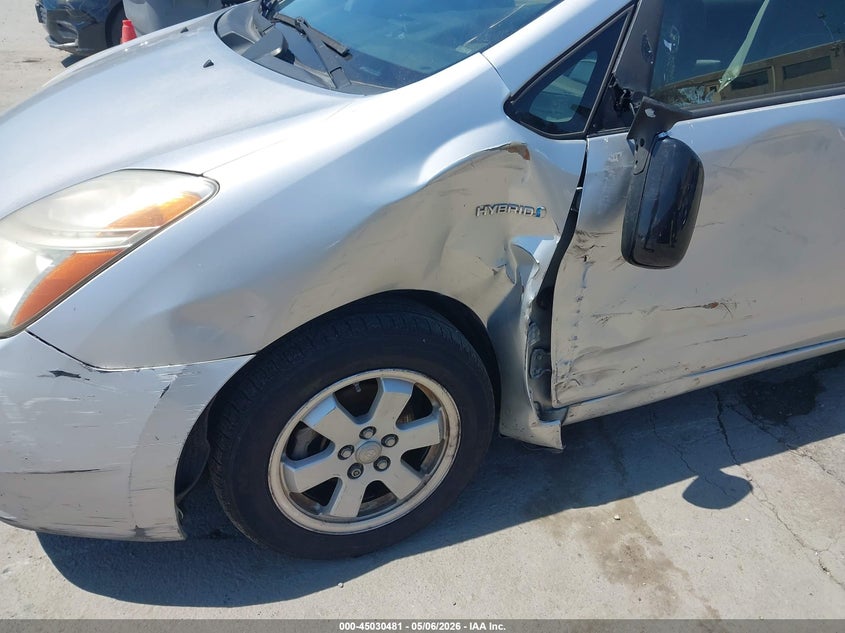 2008 Toyota Prius VIN JTDKB20UX83360033 IAAI salvage auction — LEFT FRONT, Salvage (California), sold $700 on 2026-07-29 (photo 6)