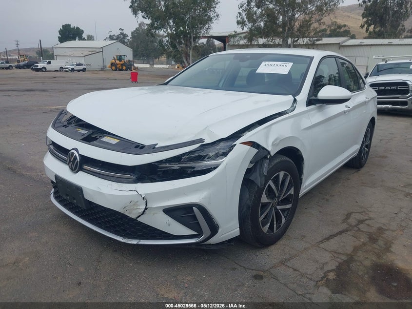 2025 Volkswagen Jetta VIN 3VW5X7BU7SM043922 IAAI salvage auction — LEFT & RIGHT, Salvage (California), sold $5,000 on 2026-07-25 (photo 2)
