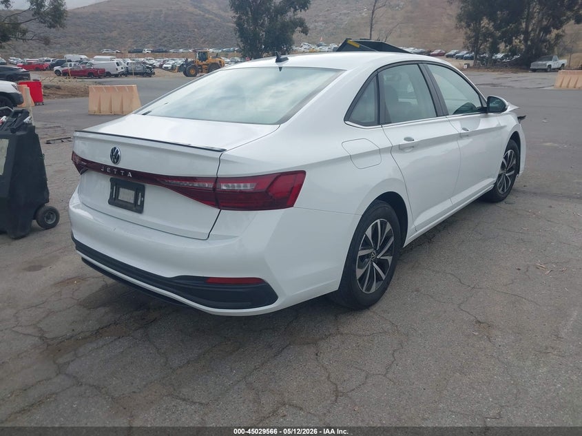 2025 Volkswagen Jetta VIN 3VW5X7BU7SM043922 IAAI salvage auction — LEFT & RIGHT, Salvage (California), sold $5,000 on 2026-07-25 (photo 4)