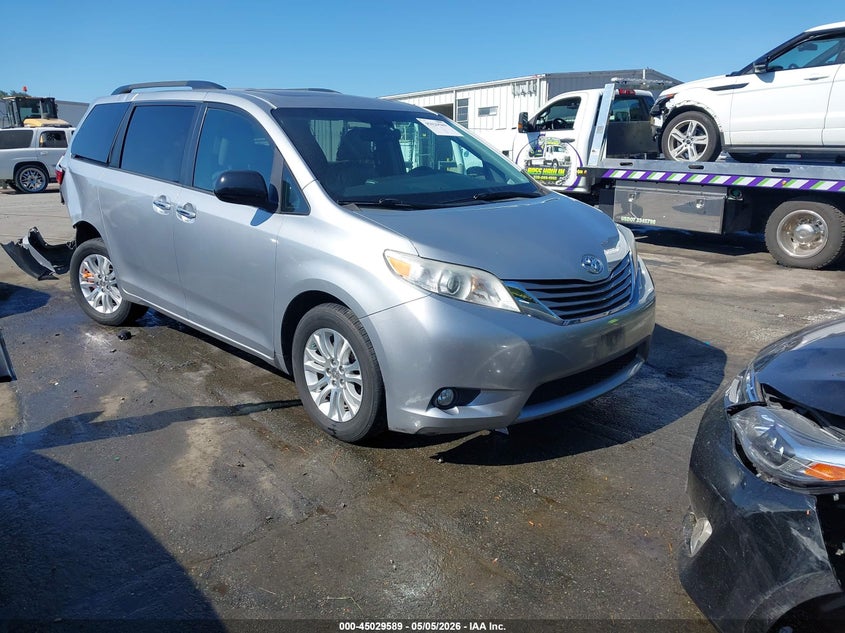2016 Toyota Sienna VIN 5TDYK3DC9GS698974 IAAI salvage auction — REAR END, Salvage (North Carolina), sold $4,650 on 2026-07-30 (photo 1)