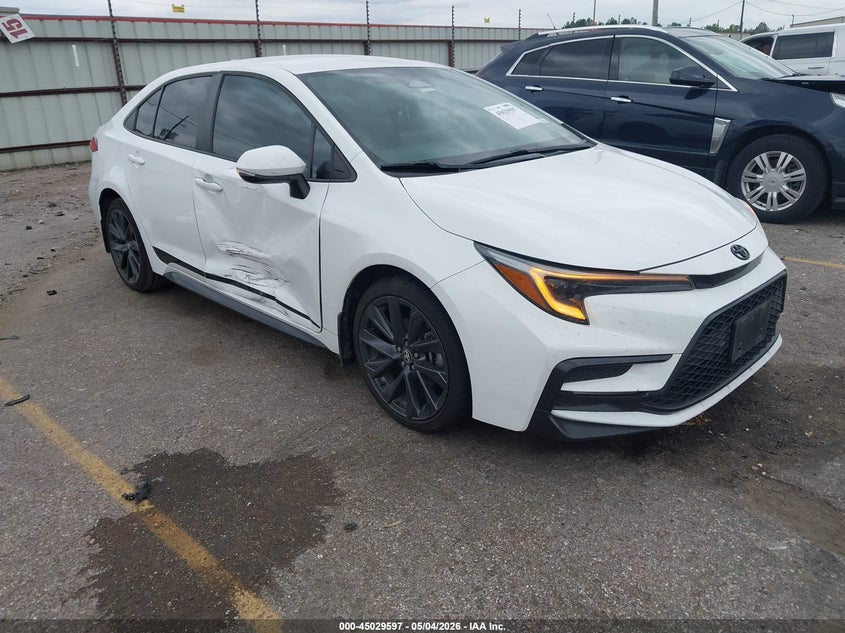 2023 Toyota Corolla VIN 5YFS4MCE2PP147254 IAAI salvage auction — RIGHT SIDE, Original (Texas), sold $9,850 on 2026-07-15 (photo 1)