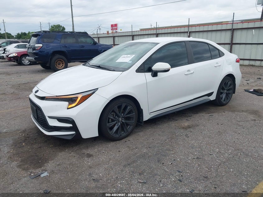 2023 Toyota Corolla VIN 5YFS4MCE2PP147254 IAAI salvage auction — RIGHT SIDE, Original (Texas), sold $9,850 on 2026-07-15 (photo 2)