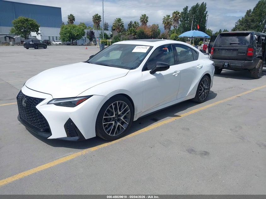 2024 Lexus Is VIN JTHAP1D21R5005448 IAAI salvage auction — Rear End, Salvage (California), sold $27,750 on 2026-06-22 (photo 2)