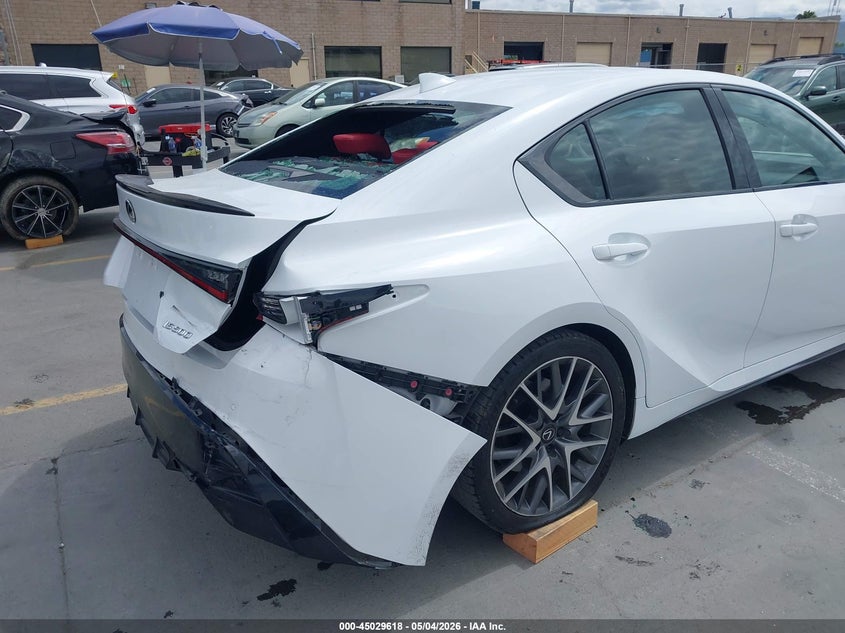 2024 Lexus Is VIN JTHAP1D21R5005448 IAAI salvage auction — Rear End, Salvage (California), sold $27,750 on 2026-06-22 (photo 6)