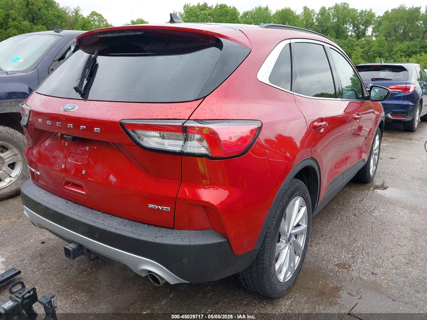 2021 Ford Escape VIN 1FMCU9J96MUA63164 IAAI salvage auction — FRONT END, Salvage (Kansas), sold $7,450 on 2026-07-29 (photo 4)