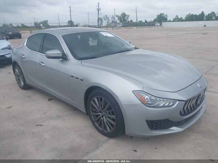 2018 Maserati Ghibli VIN ZAM57XSA6J1300522 IAAI salvage auction — REAR END, Original (Texas), sold $4,500 on 2026-07-10 (photo 1)
