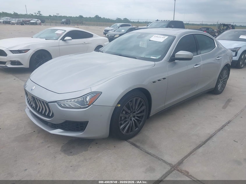2018 Maserati Ghibli VIN ZAM57XSA6J1300522 IAAI salvage auction — REAR END, Original (Texas), sold $4,500 on 2026-07-10 (photo 2)