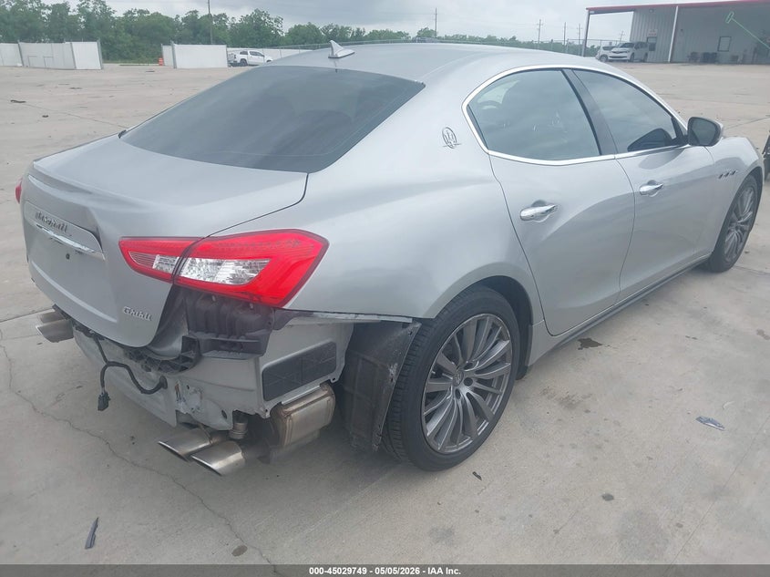 2018 Maserati Ghibli VIN ZAM57XSA6J1300522 IAAI salvage auction — REAR END, Original (Texas), sold $4,500 on 2026-07-10 (photo 4)