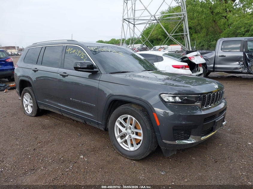 2023 Jeep Grand cherokee VIN 1C4RJKAG0P8886117 IAAI salvage auction — FRONT END, Salvage (Indiana), sold $9,500 on 2026-08-22 (photo 1)
