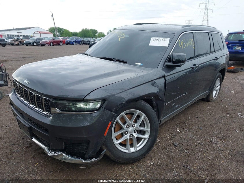 2023 Jeep Grand cherokee VIN 1C4RJKAG0P8886117 IAAI salvage auction — FRONT END, Salvage (Indiana), sold $9,500 on 2026-08-22 (photo 6)