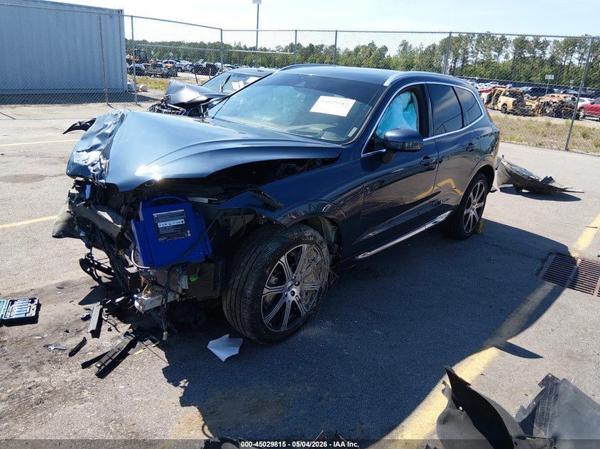 2020 Volvo Xc60 VIN YV4102DL8L1575012 IAAI salvage auction — FRONT END, Salvage (South Carolina), sold $1,150 on 2026-07-22 (photo 2)