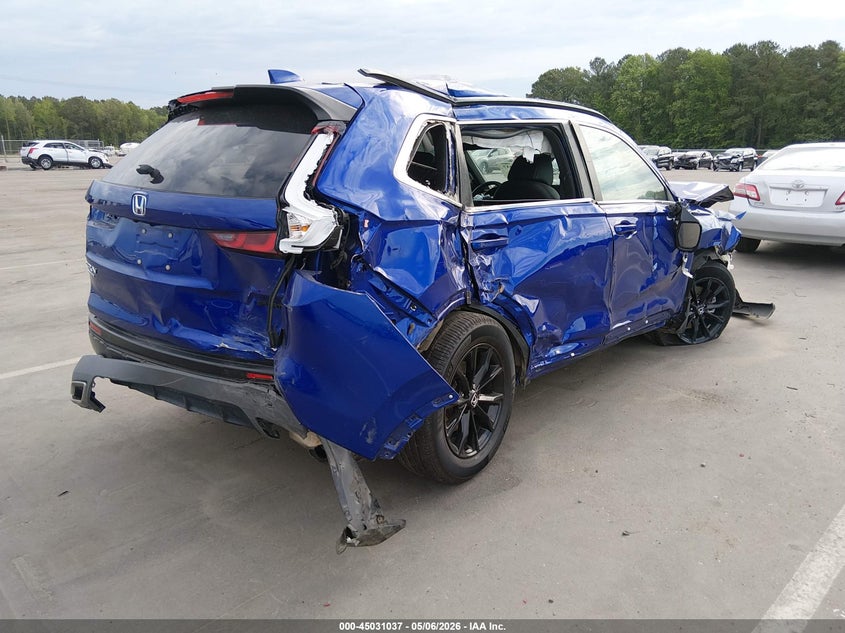 2024 Honda Cr-v VIN 7FARS5H81RE009513 IAAI salvage auction — FRONT & REAR, Junk Receipt (North Carolina), sold $850 on 2026-07-22 (photo 4)