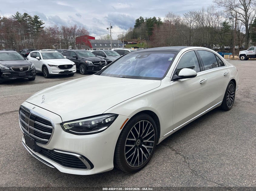 2021 Mercedes-benz S-klasse VIN W1K6G7GB6MA045696 IAAI salvage auction — Normal Wear, Clear (New Jersey), sold $37,750 on 2026-05-13 (photo 2)