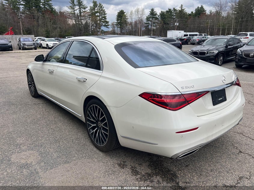 2021 Mercedes-benz S-klasse VIN W1K6G7GB6MA045696 IAAI salvage auction — Normal Wear, Clear (New Jersey), sold $37,750 on 2026-05-13 (photo 3)