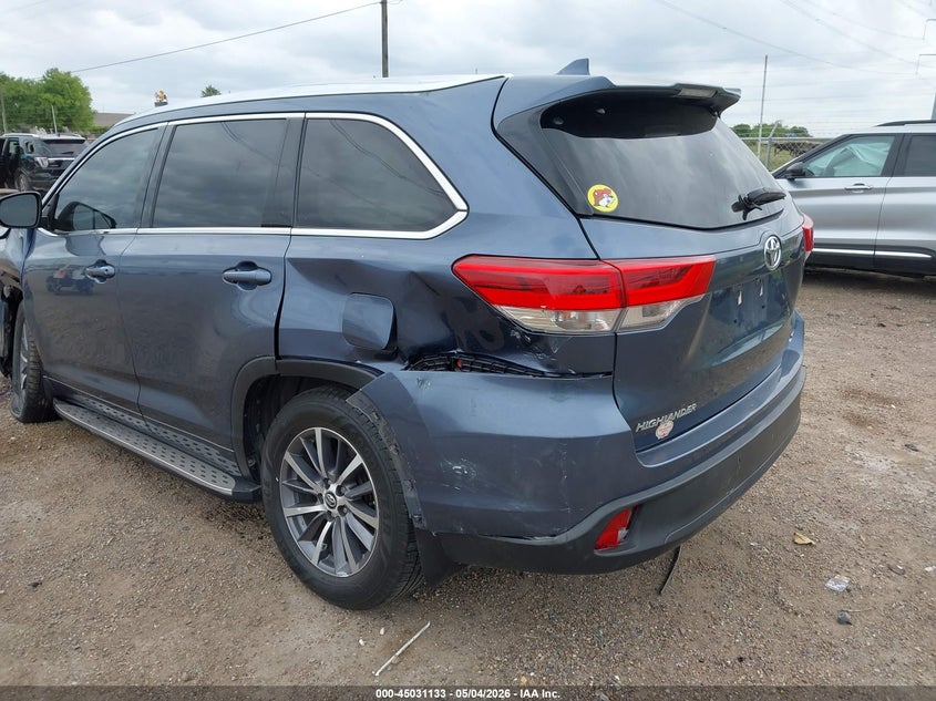2018 Toyota Highlander VIN 5TDKZRFH8JS281012 IAAI salvage auction — LEFT SIDE, Salvage (Texas), sold $11,100 on 2026-07-07 (photo 6)