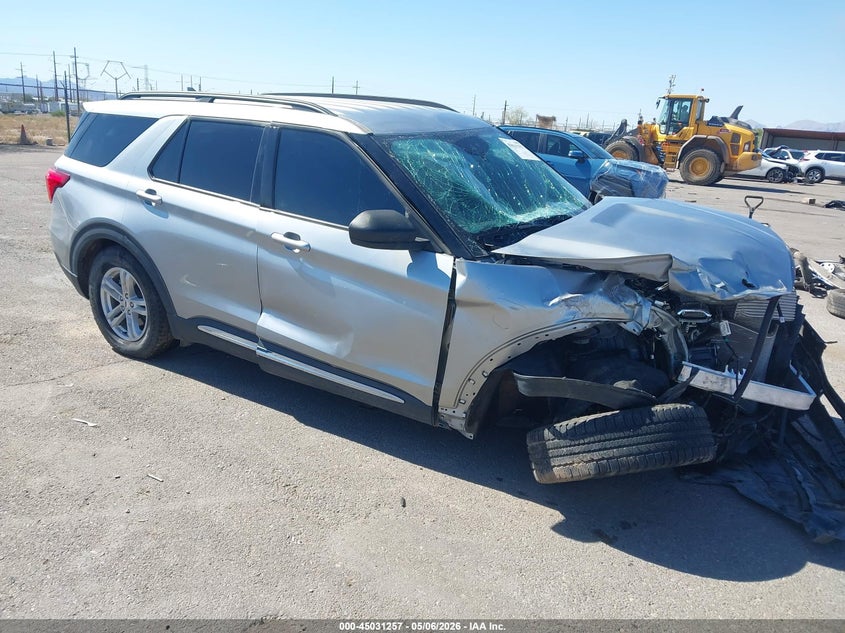 2023 Ford Explorer VIN 1FMSK7DH4PGB21459 IAAI salvage auction — RIGHT FRONT, Salvage (Arizona), sold $3,100 on 2026-07-09 (photo 1)
