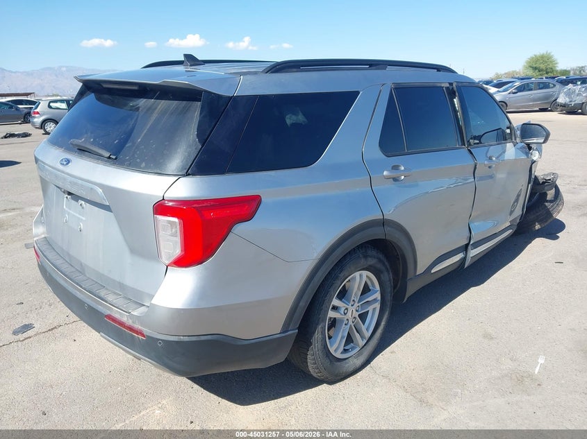 2023 Ford Explorer VIN 1FMSK7DH4PGB21459 IAAI salvage auction — RIGHT FRONT, Salvage (Arizona), sold $3,100 on 2026-07-09 (photo 4)