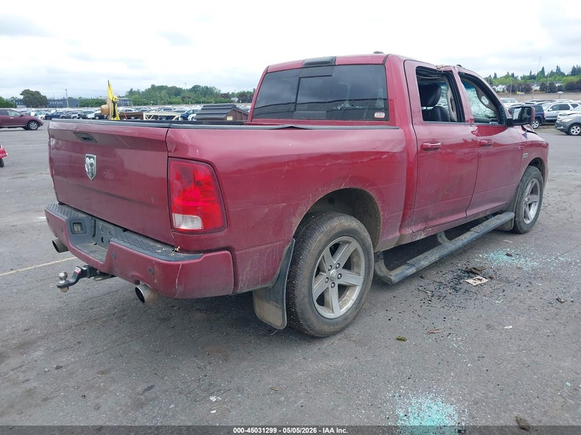 2011 Ram Ram 1500 VIN 1D7RV1CT2BS633486 IAAI salvage auction — ROLLOVER, Salvage (Oregon), sold $1,700 on 2026-07-09 (photo 4)