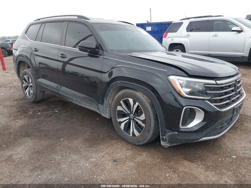 2024 Volkswagen Atlas VIN 1V2DR2CA1RC593059 IAAI salvage auction — LEFT FRONT, Salvage (Texas), sold $11,000 on 2026-07-29 (photo 1)