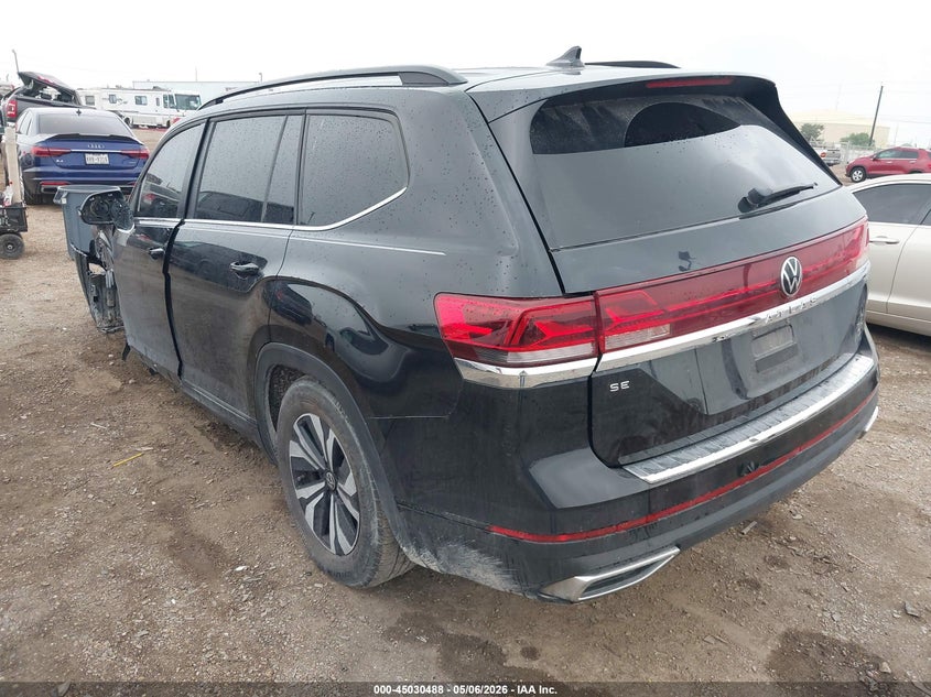 2024 Volkswagen Atlas VIN 1V2DR2CA1RC593059 IAAI salvage auction — LEFT FRONT, Salvage (Texas), sold $11,000 on 2026-07-29 (photo 3)