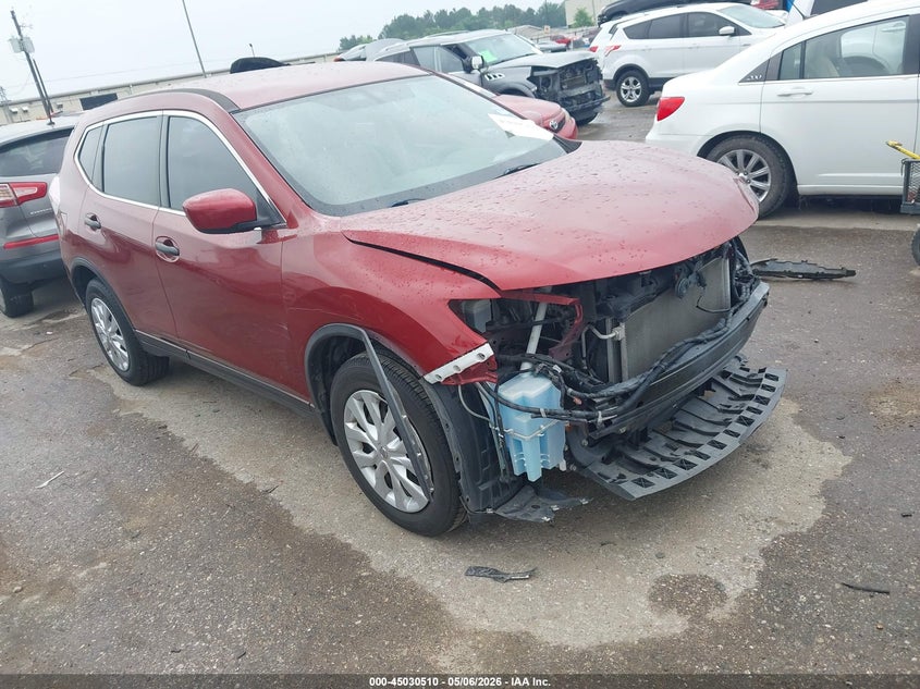 2016 Nissan Rogue VIN JN8AT2MT3GW025529 IAAI salvage auction — FRONT END, Original (Texas), sold $1,700 on 2026-07-08 (photo 1)