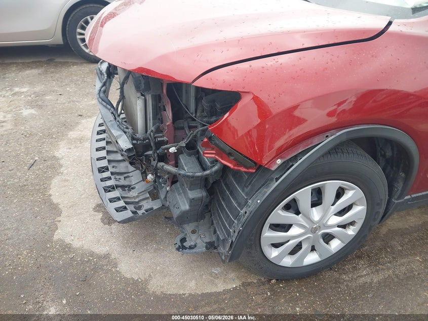 2016 Nissan Rogue VIN JN8AT2MT3GW025529 IAAI salvage auction — FRONT END, Original (Texas), sold $1,700 on 2026-07-08 (photo 6)