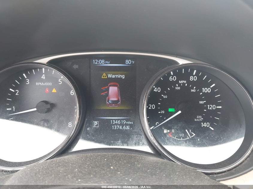 2016 Nissan Rogue VIN JN8AT2MT3GW025529 IAAI salvage auction — FRONT END, Original (Texas), sold $1,700 on 2026-07-08 (photo 7)