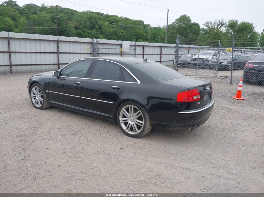 2007 Audi S8 VIN WAUPN44E37N021674 IAAI salvage auction — NORMAL WEAR, Regular Certificate (Iowa), sold $1,475 on 2026-07-06 (photo 3)