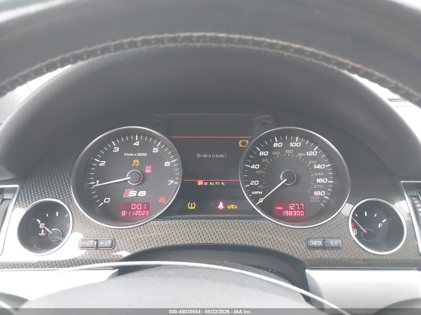 2007 Audi S8 VIN WAUPN44E37N021674 IAAI salvage auction — NORMAL WEAR, Regular Certificate (Iowa), sold $1,475 on 2026-07-06 (photo 7)