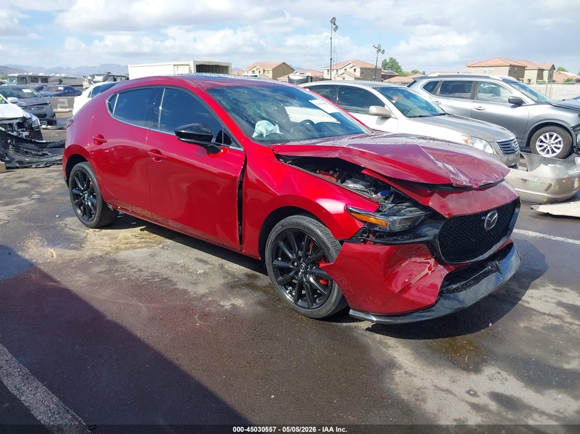 2024 Mazda 3 VIN JM1BPBNY1R1718629 IAAI salvage auction — RIGHT FRONT, Salvage (Arizona), sold $6,450 on 2026-07-28 (photo 1)