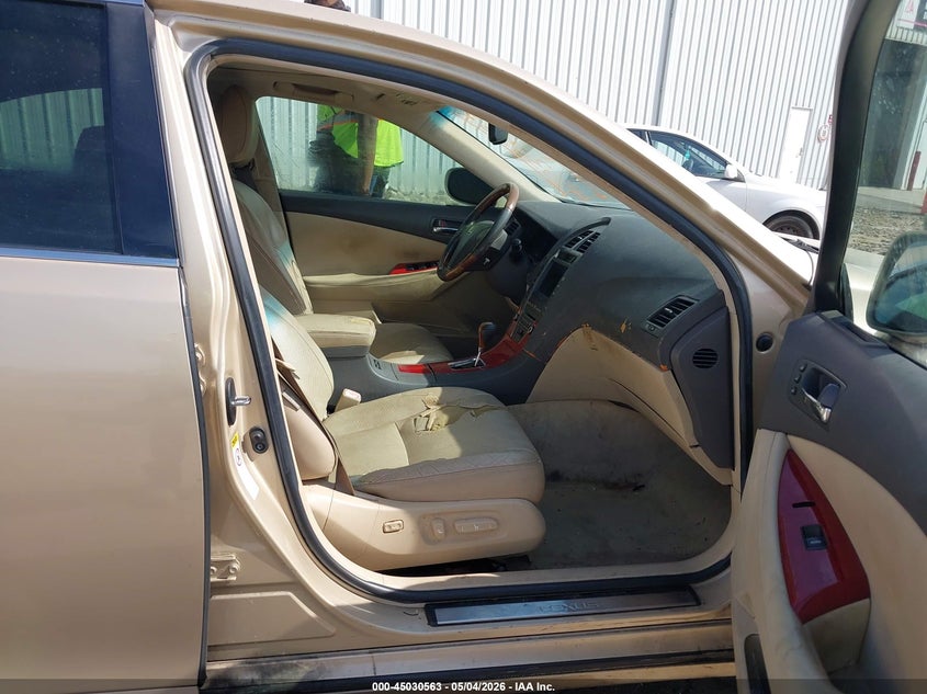 2008 Lexus Es 350 VIN JTHBJ46G482167249 IAAI salvage auction — NORMAL WEAR, Repossession Paperwork (Georgia), sold $625 on 2026-07-09 (photo 5)