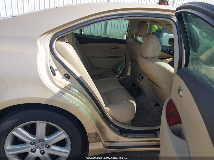 2008 Lexus Es 350 VIN JTHBJ46G482167249 IAAI salvage auction — NORMAL WEAR, Repossession Paperwork (Georgia), sold $625 on 2026-07-09 (photo 8)