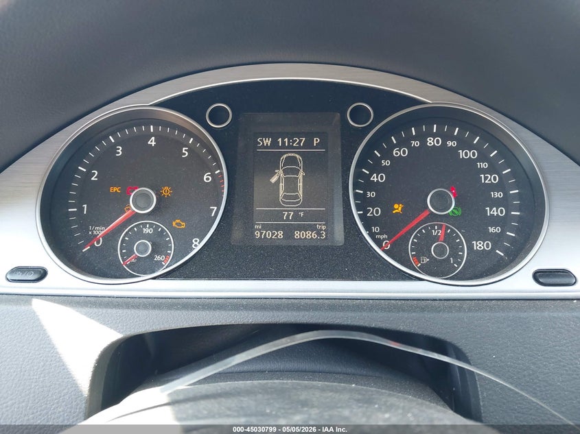 2013 Volkswagen Passat cc VIN WVWBP7AN7DE515903 IAAI salvage auction — FRONT END, Salvage - Greater Than 75% (Maryland), sold $125 on 2026-08-05 (photo 7)