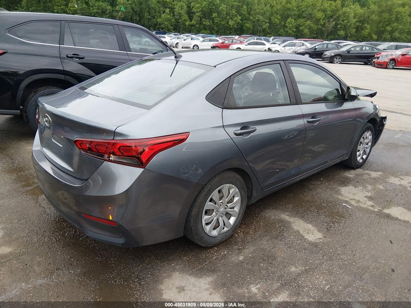 2020 Hyundai Accent VIN 3KPC24A60LE123133 IAAI salvage auction — FRONT END, Salvage Title, sold $775 on 2026-07-12 (photo 4)