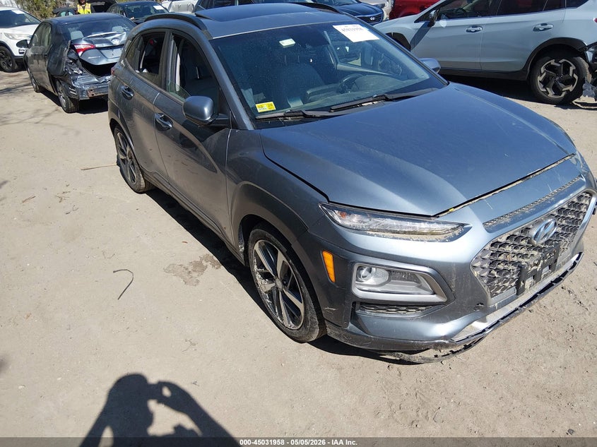 2020 Hyundai Kona VIN KM8K3CA50LU466631 IAAI salvage auction — WATER/FLOOD, Salvage (Rhode Island), sold $1,700 on 2026-07-07 (photo 1)