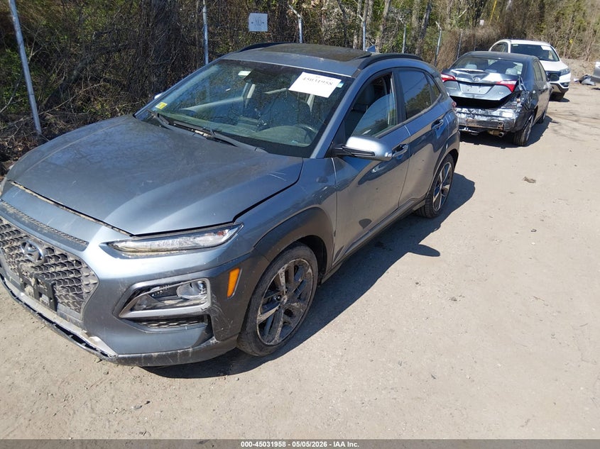 2020 Hyundai Kona VIN KM8K3CA50LU466631 IAAI salvage auction — WATER/FLOOD, Salvage (Rhode Island), sold $1,700 on 2026-07-07 (photo 2)