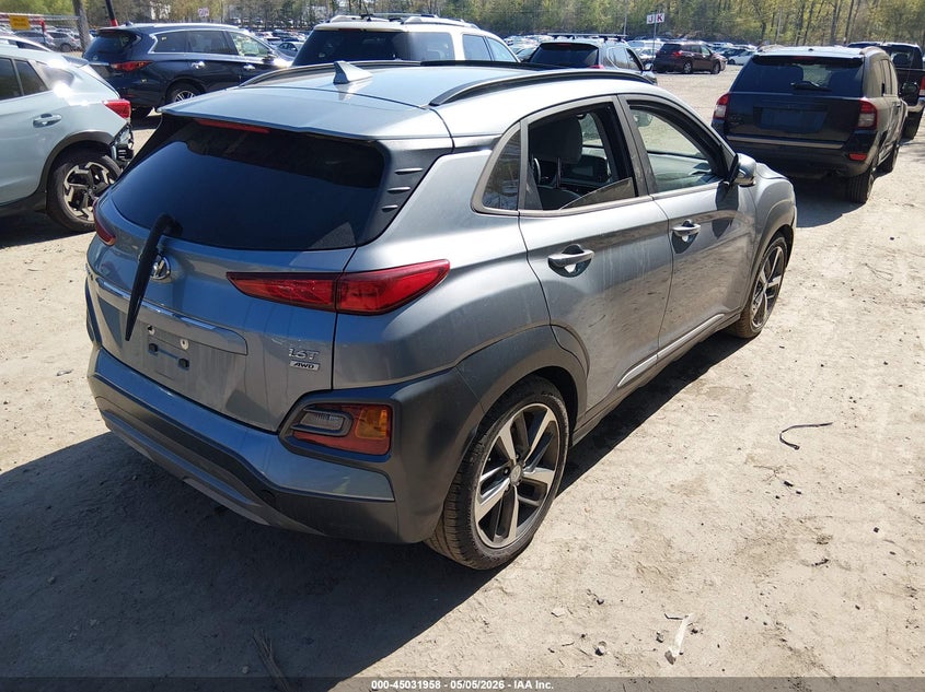 2020 Hyundai Kona VIN KM8K3CA50LU466631 IAAI salvage auction — WATER/FLOOD, Salvage (Rhode Island), sold $1,700 on 2026-07-07 (photo 4)