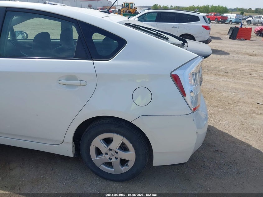 2010 Toyota Prius VIN JTDKN3DU9A0063589 IAAI salvage auction — LEFT REAR, Salvage (Nebraska), sold $1,375 on 2026-07-09 (photo 6)