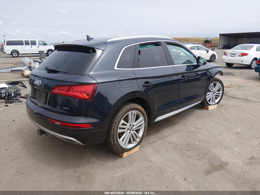 2019 Audi Q5 VIN WA1BNAFY0K2017007 IAAI salvage auction — LEFT SIDE, Salvage (California), sold $5,100 on 2026-07-20 (photo 4)