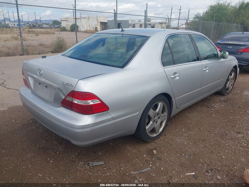 2004 Lexus Ls VIN JTHBN36F240167178 IAAI salvage auction — NORMAL WEAR, Clear-Dealer Only (Montana), sold $325 on 2026-08-22 (photo 4)