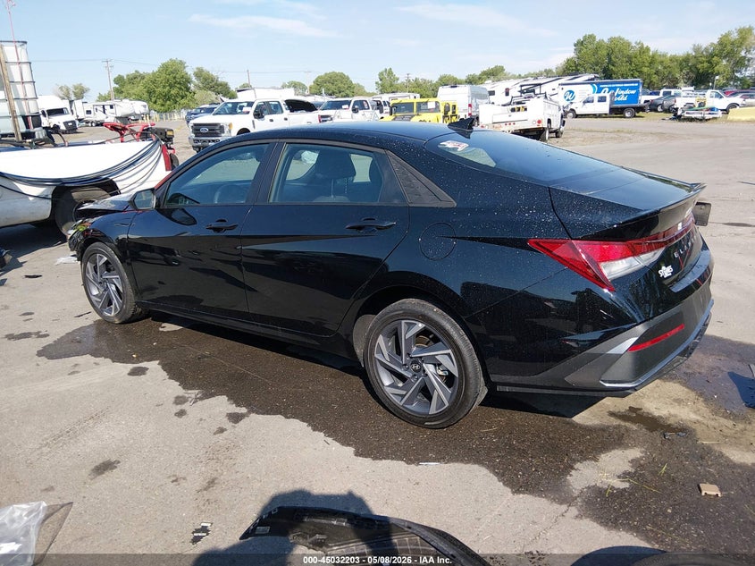 2025 Hyundai Elantra VIN KMHLM4DG2SU065780 IAAI salvage auction — FRONT END, Salvage (Idaho), sold $4,200 on 2026-07-09 (photo 3)