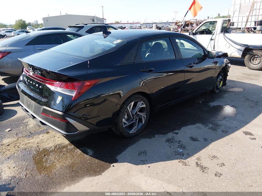 2025 Hyundai Elantra VIN KMHLM4DG2SU065780 IAAI salvage auction — FRONT END, Salvage (Idaho), sold $4,200 on 2026-07-09 (photo 4)