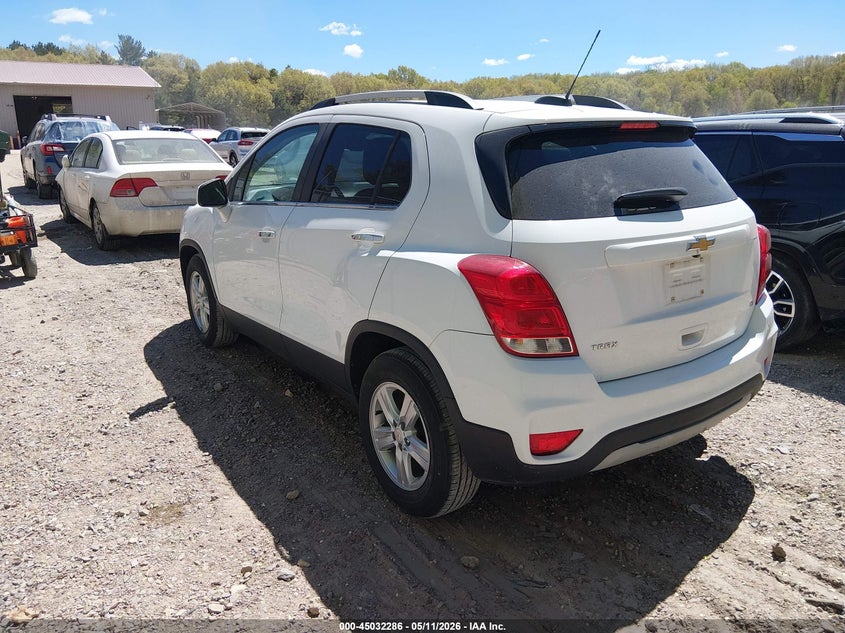 2019 Chevrolet Trax VIN KL7CJLSB5KB936260 IAAI salvage auction — HAIL, Clear (Wisconsin), sold $2,600 on 2026-07-15 (photo 3)
