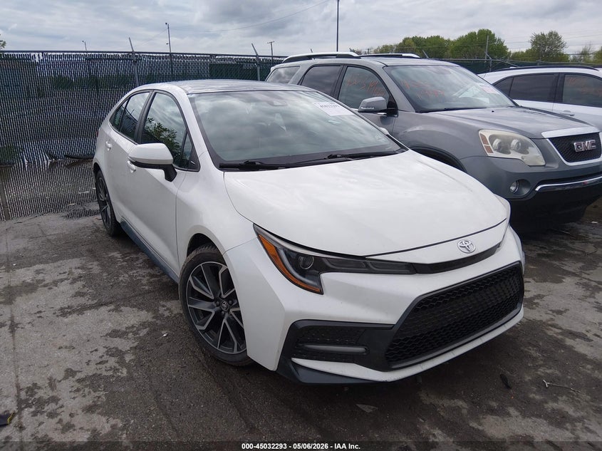 2021 Toyota Corolla VIN 5YFS4MCE8MP069252 IAAI salvage auction — HAIL, Salvage (Ohio), sold $8,400 on 2026-07-21 (photo 1)